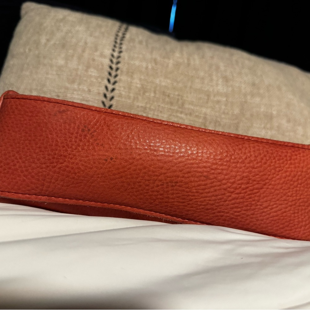 Portland Leather Large Poppy Crossbody in Watermelon 🍉(discontinued color) - Picture 9 of 11